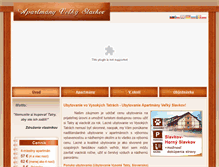 Tablet Screenshot of apartmenttatra.com